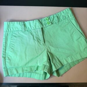 Vineyard Vines Women’s Size 0 Green Cotton Shorts Preppy Classic Summer